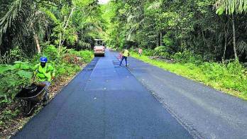 Rehabilitación dela calle hacia Gamboa tiene 40% de avance