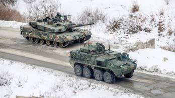 Imagen distribuida por el Ejército surcoreano.