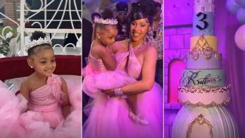 Cardi B se tira un reventón para celebrar el tercer cumpleaños de Kulture Kairi