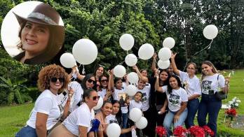 Familiares, amigos y vecinos acompañaron el sepelio de Itzel Serrano, conocida como ‘Mamisín’.