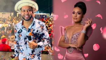 El cantante Alejandro Torres es protagonista este año de una de las tonadas de la tuna de Calle Abajo de Capira que este año encabeza la reina Noemí González.