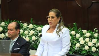 La nueva presidenta de la Asamblea, Shirley Castañedas