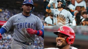 Miguel Amaya, Iván Herrera y José Caballero.