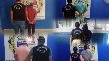 Tres exfuncionarios de juntas comunales figuran entre los cinco aprehendidos por presunto desvío de fondos públicos.