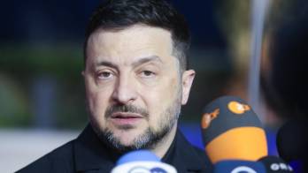 El presidente de Ucrania, Volodímir Zelenski.