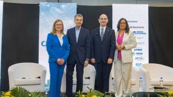 Chapman durante el panel inaugural “Panamá y la Convergencia con las Mejores Prácticas Globales”.