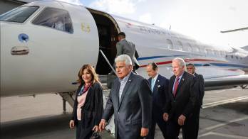 El presidente de Panamá, José Raúl Mulino, llegó hoy a Miami para participar en la cumbre de jefes de Estado “Escudo de las Américas”.