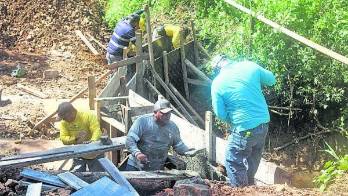 Los trabajos están en etapa inicial.