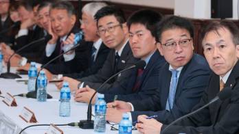 La reunión fue con representantes del Keidanren, la organización empresarial más importante del país asiático.