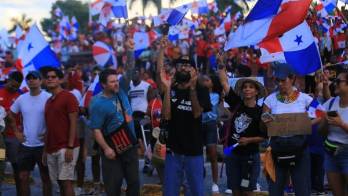 Manifestación cultural en contra del contrato minero el 5 de noviembre de 2023.
