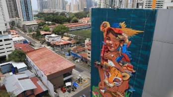 Se devela la Gran Pared en la ciudad de Panamá