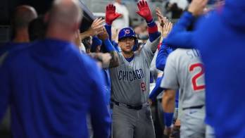 Miguel Amaya de los Cachorros de Chicago.