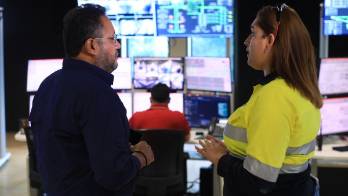 Sala de control, el punto de monitoreo de la mina&nbsp;