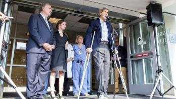 Kerry se rompió el fémur el pasado 31 de mayo en Suiza.