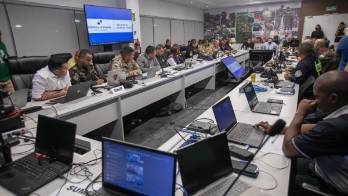 Cortizo visita Centro de Operación Nacional para verificar operativo de Carnaval 2024