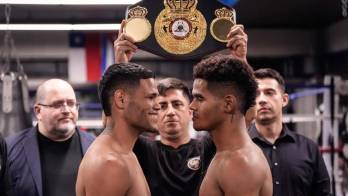 El cubano Erislandy Álvarez (6-0) y el panameño José Núñez (17-0-2) llegan sin derrotas al combate por el título Continental AMB superligero en Santiago.