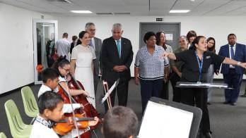 El presidente José Raúl Mulino recorrió la Ciudad de las Artes y destacó el valor del proyecto como espacio de inclusión social y formación cultural.