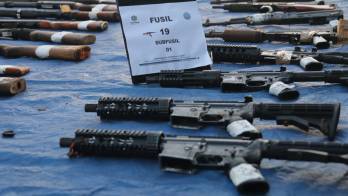 ¡A la candela! Policía Nacional destruye 330 armas