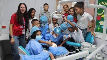 El servicio de Odontología organizó diversas actividades dirigidas a estudiantes de primaria y premedia