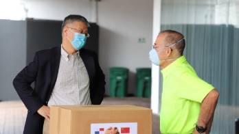 Embajada China entregó 10 mil mascarillas a la Alcaldía de Panamá&nbsp;