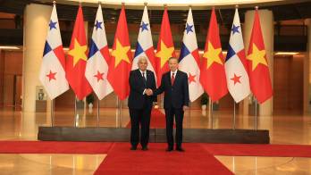 El encuentro presidencial Mulino-To Lam.