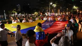 Este año, la marcha se realizó en honor a la líder democrática venezolana y ganadora del Premio Nobel de la Paz, María Corina Machado.