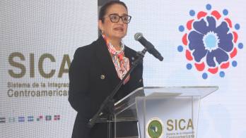 Secretaria general del Sistema de Integración Centroamericana (SICA), Lina Ajoy.