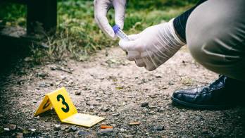 Autoridades acordonaron el área donde ocurrió el homicidio en Gonzalillo.
