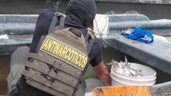 Tanto los aprehendidos como las evidencias ya están a órdenes de la Fiscalía de Drogas de Darién.