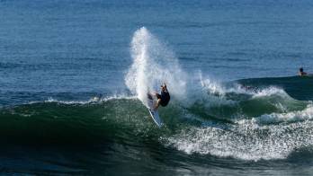 Teo Gale Grani durante la competencia.