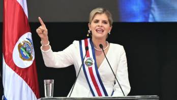 La presidenta de Costa Rica, Laura Fernández Delgado.