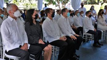 Magistrados de la Corte participan de los actos del 9 de enero.