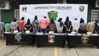 Las diligencias se realizaron en tres zonas.