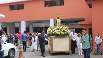 La procesión en honor a Santo Tomás de Villanueva.