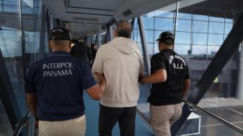 Alí Zaki Hage Jalil arribó al país bajo estrictas medidas de seguridad.