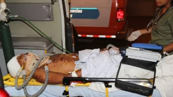 Herido está hospitalizado