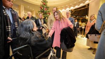 El presidente José Raúl Mulino, durante su visita a Oslo, Noruega, se reunió con los familiares de la líder opositora venezolana María.
