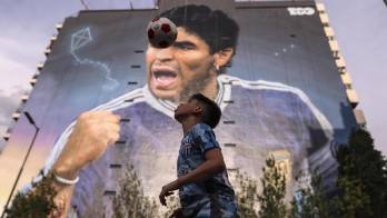 Maradona y el Mundial, símbolos contra el olvido del peor atentado cometido en Argentina