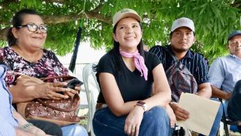 Durante la jornada, la ministra conoció las actividades que desarrollan los productores de Aguacatal, en Veraguas.