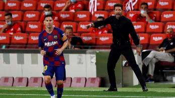 Simeone consultó a Luis Suárez si Messi querría ir al Atlético tras Barcelona