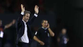 El entrenador de Panamá, Thomas Christiansen.