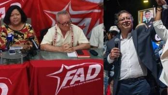 El FAD firmó carta de organizaciones de izquierda que saludan el triunfo de Gustavo Petro en Colombia.