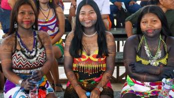 Gobierno entrega beneficios en la comarca Emberá