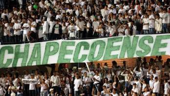 El Chapecoense viajó a Colombia para el partido de vuelta de la final.