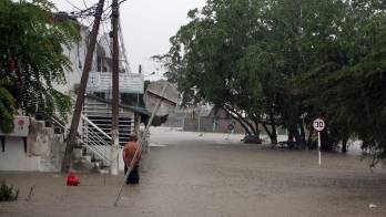 Las inundaciones provocan una emergencia pública en Cartagena de Indias
