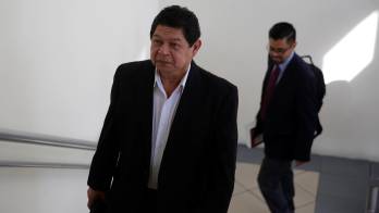 Fotografía de archivo del exministro de Seguridad Pública del Gobierno de Mauricio Funes (2009-2014), Benito Lara. EFE/Rodrigo Sura