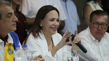 La líder opositora venezolana María Corina Machado.