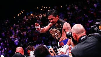 Pacquiao promete recuperar dinero saqueado por los Marcos si es presidente