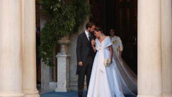Atenas acoge su primera boda real en más de medio siglo
