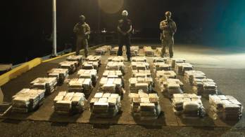 Estaba en dos contenedores dentro de un buque mercante en la Bahía Limón, provincia de Colón.